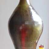 Lamp foot in vintage stoneware 50-60s, signature to be identified