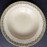 3 deep plates made of ironstone from Maastricht