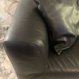 Canapé Cassina MET 250 – Pierre Lissoni – 4 places – Cuir noir