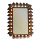 Spanish Mid-Century Wrought Iron Mirror with Foliage Frame, Circa 1950s