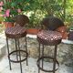 Pair of old bar stools