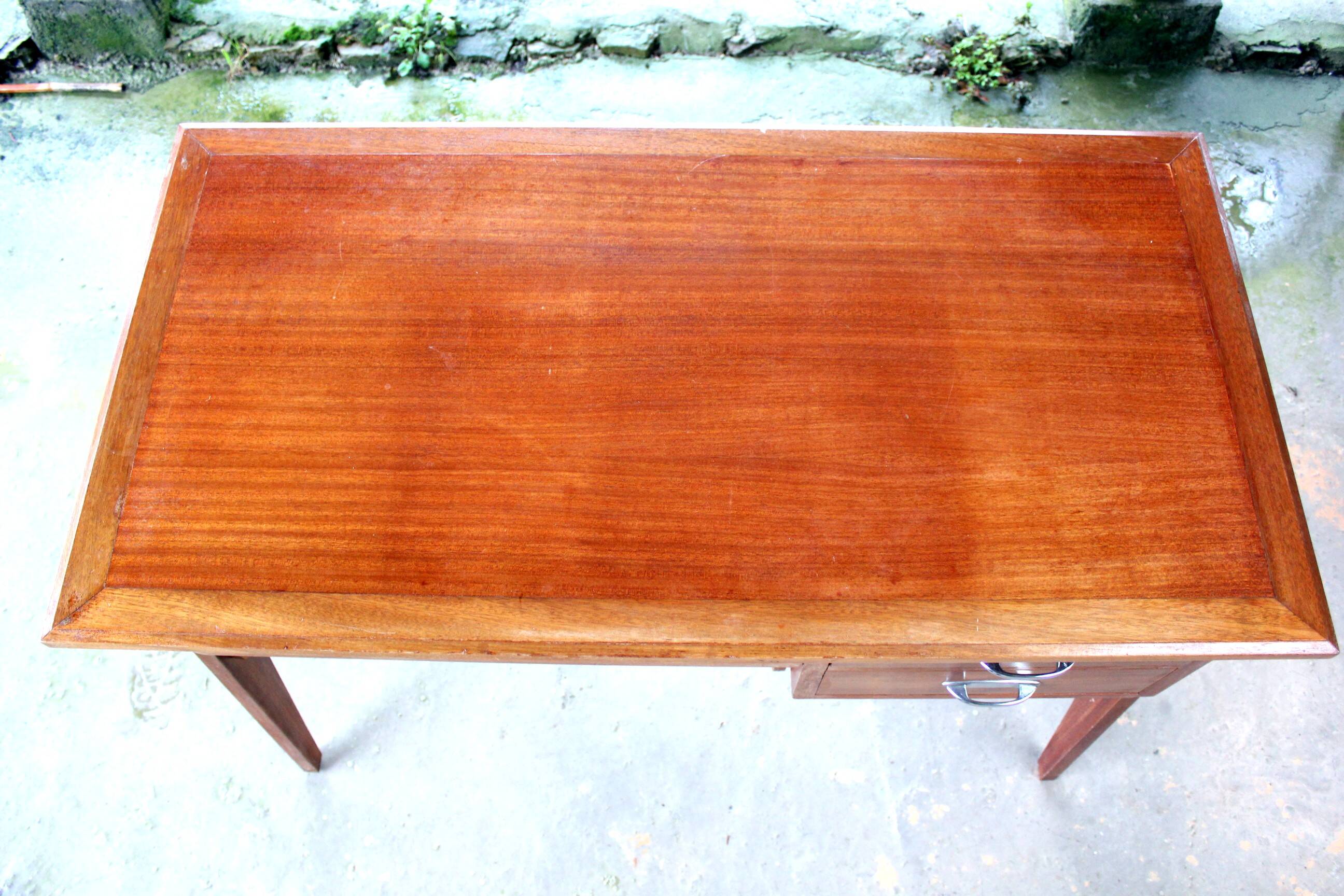 Scandinavian teak desk from the 60s, vintage design