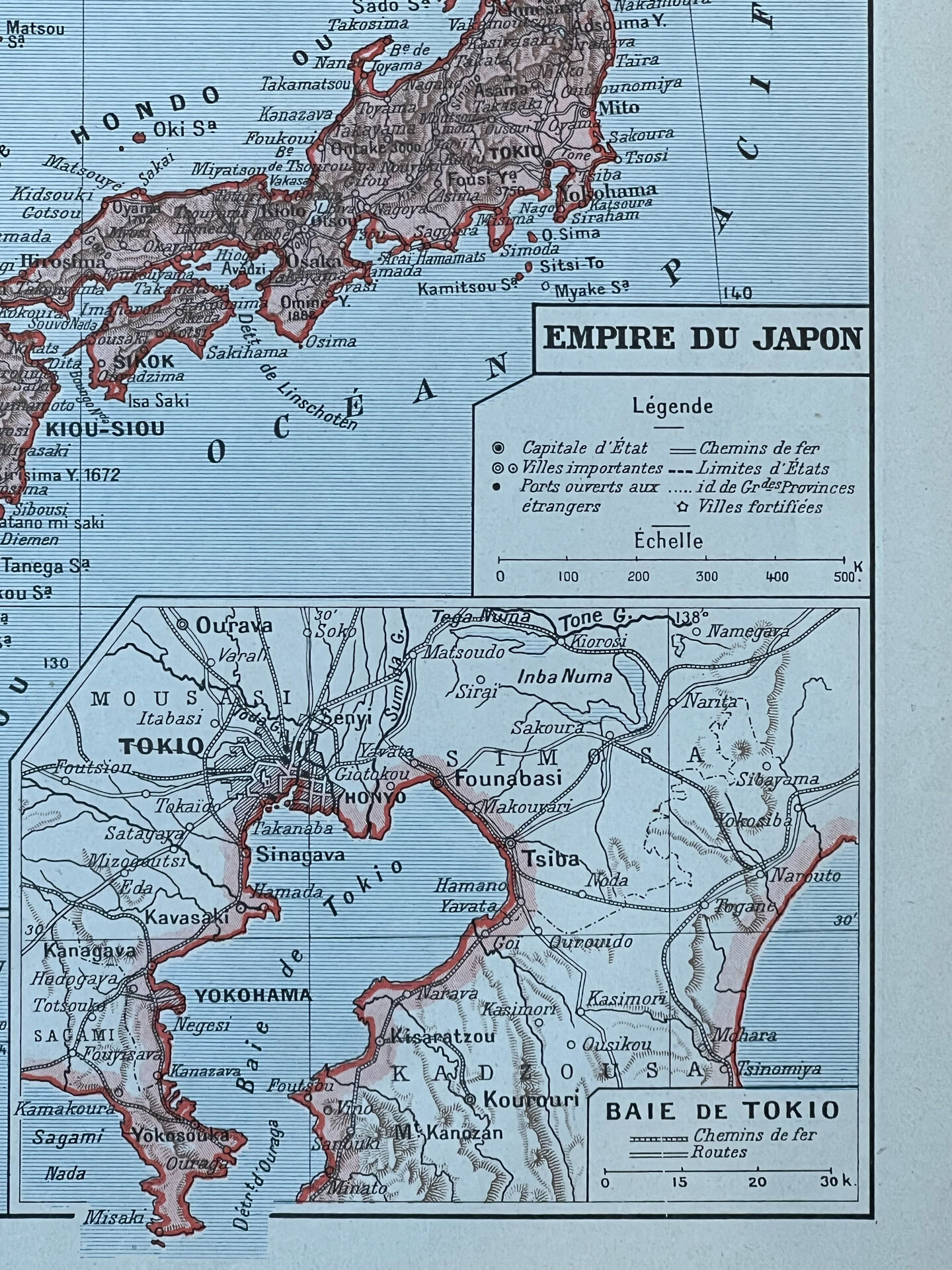 Carte Japon - 20x29cm