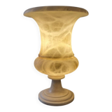 Lampe a poser en albâtre vintage