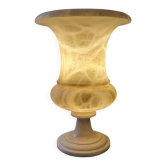 Vintage alabaster table lamp