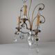 Large Italian Wall Sconce in Cut Crystal