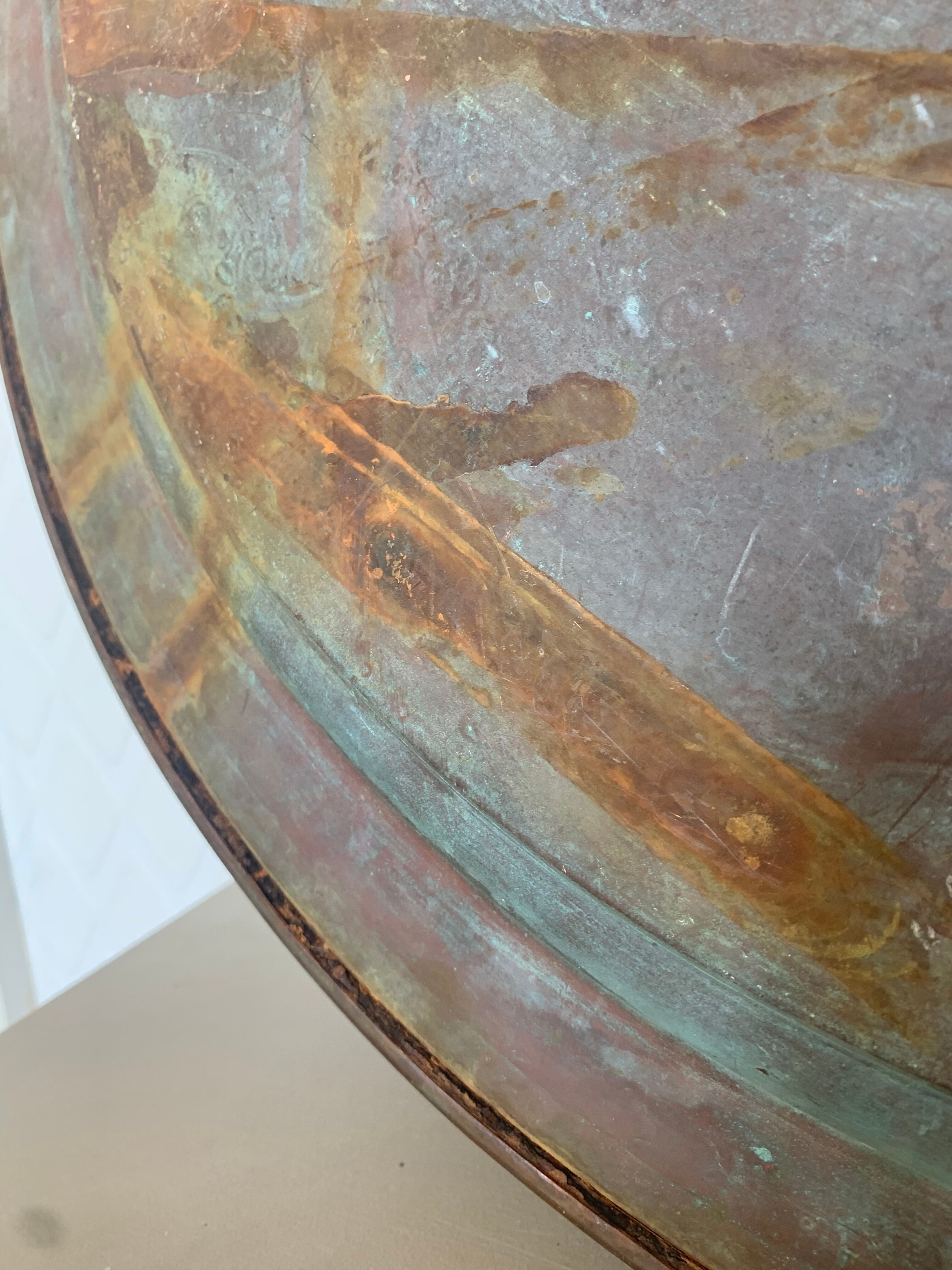 Moroccan copper tray