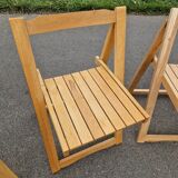 Set of 4 vintage folding chairs