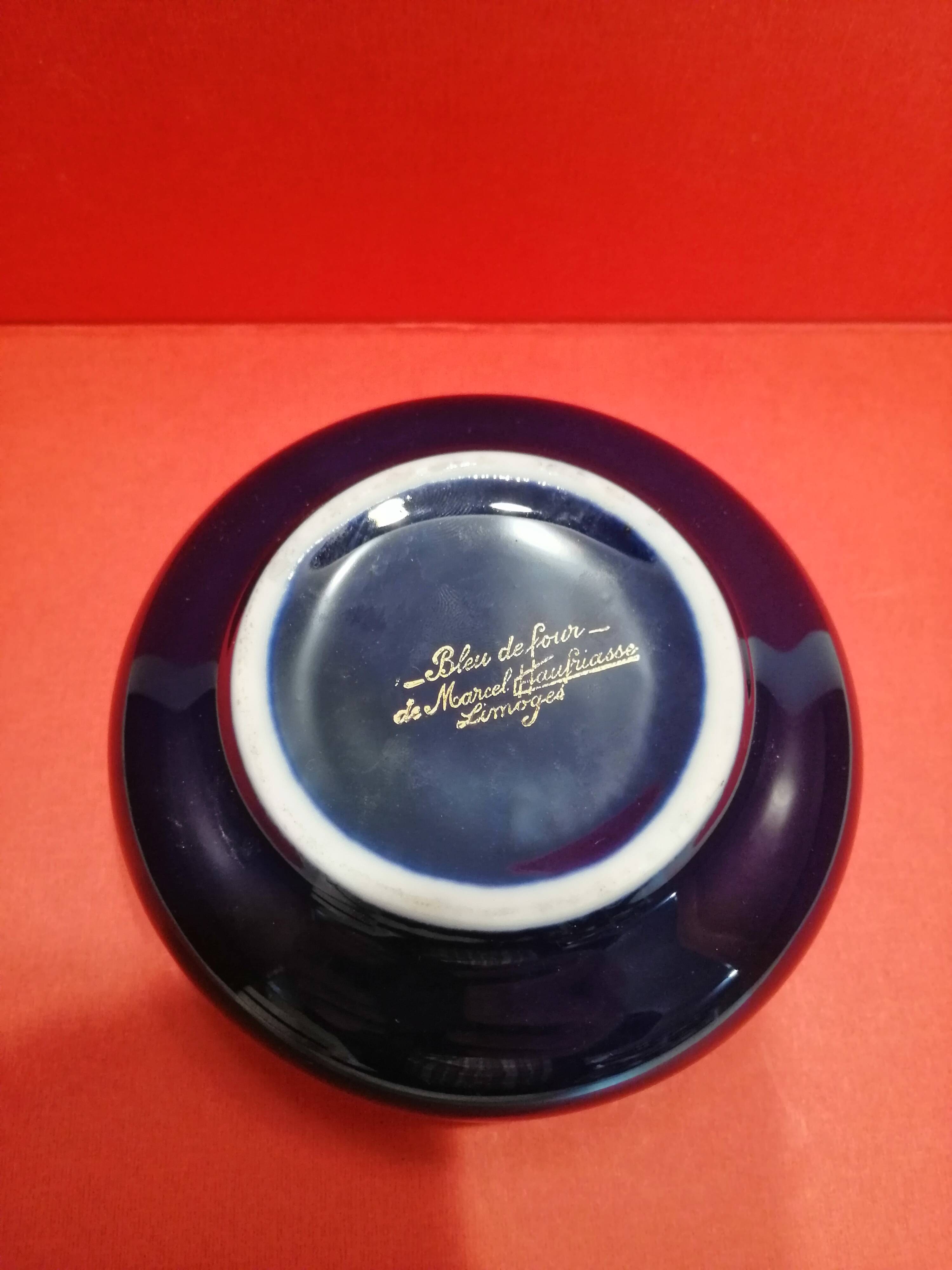 Limoges blue oven candy