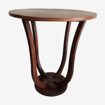 Round art deco side table