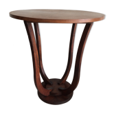 Table d'appoint ronde art déco