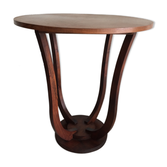 Round art deco side table