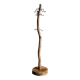 Sculptural coat rack - Oak wood coat rack