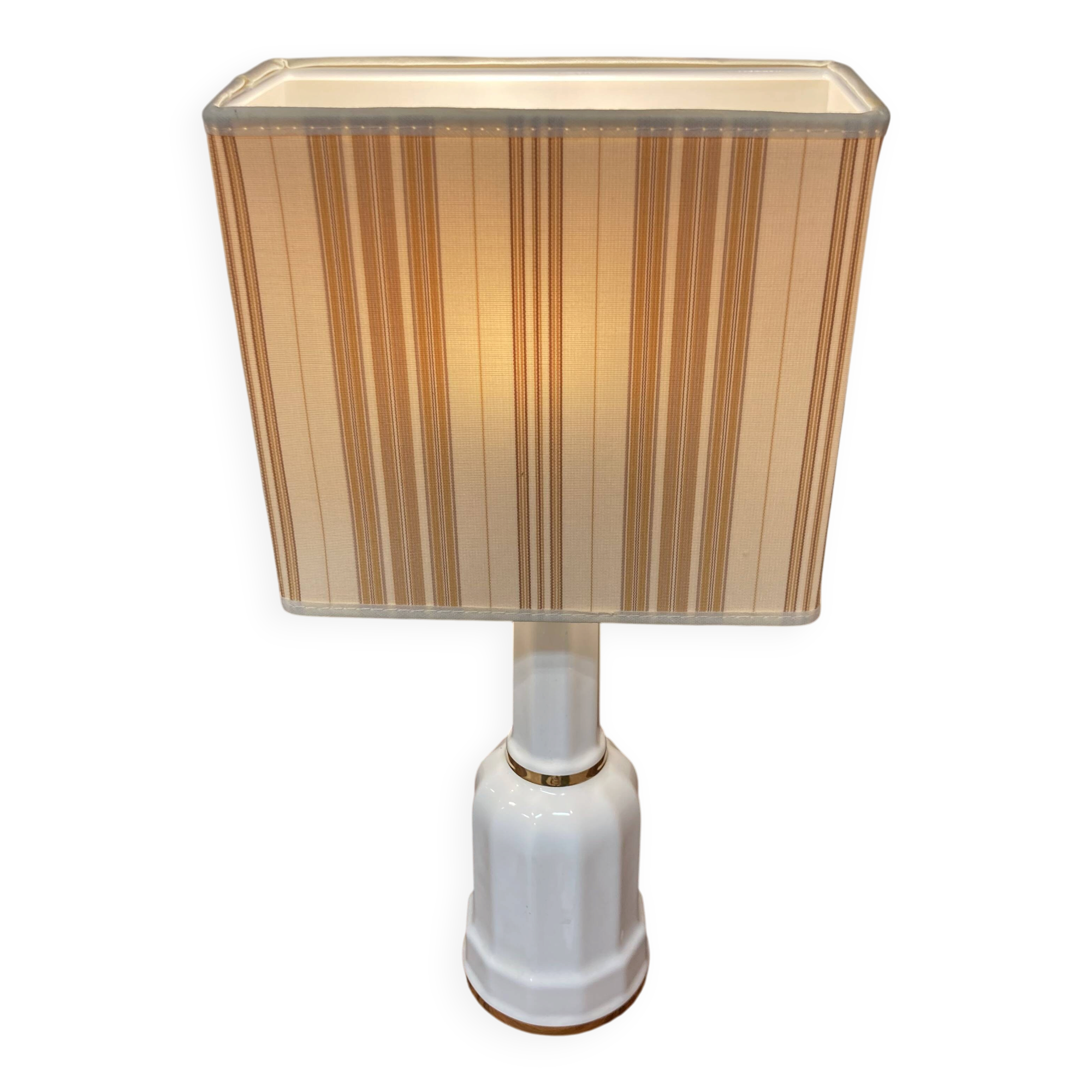 Ceramic lamp stamped design 1960.