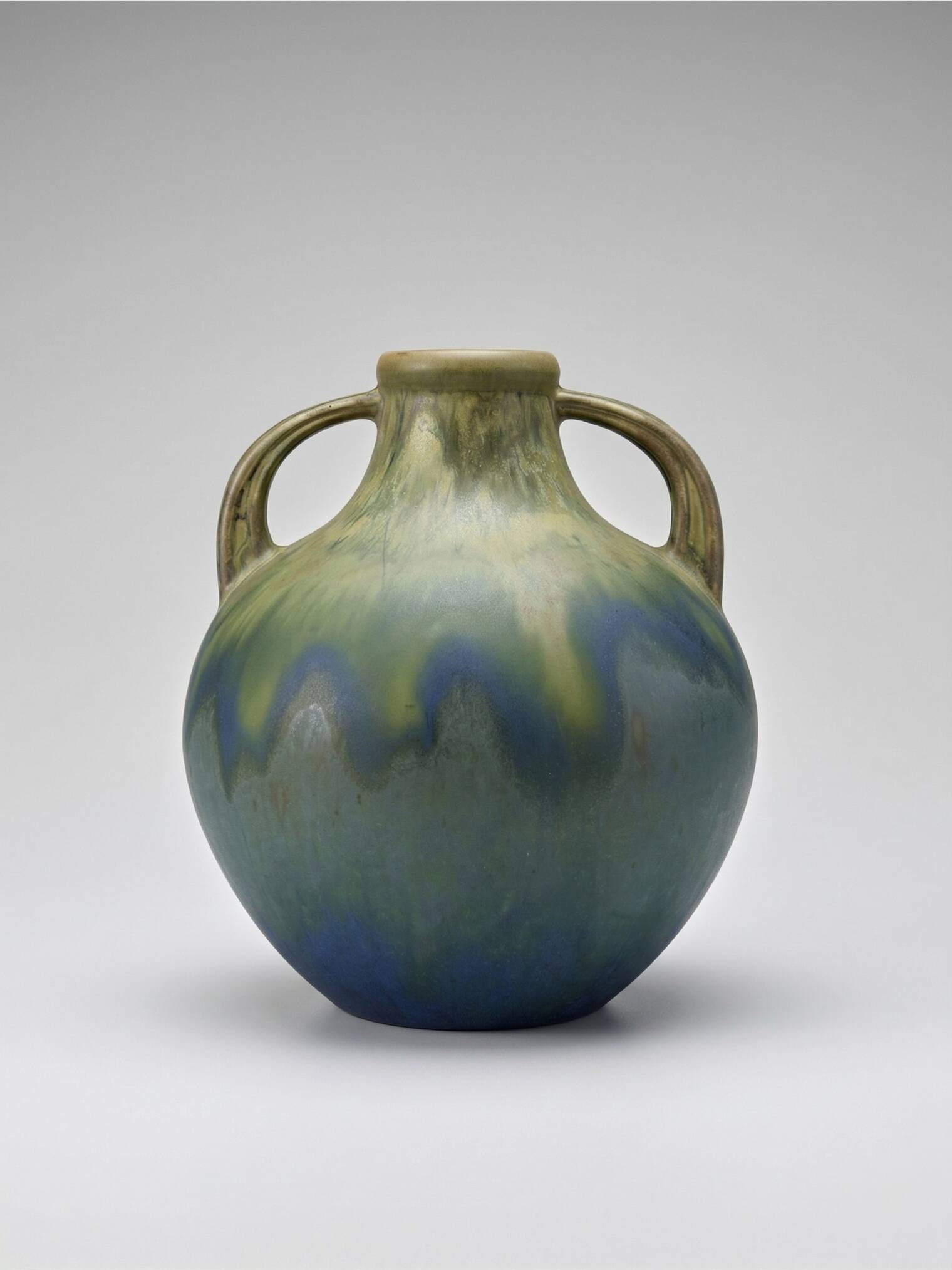Art ceramic vase signed G. Méténier, France, circa 1960–1970.