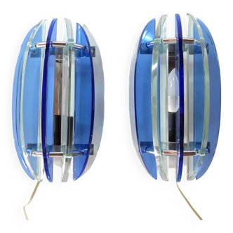 Pair of Italian Sconces From the 1960s, Véca
