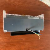 3 molded glass sconces 1950