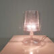 Transparant plexi glass table lamp by Ferruccio Laviani for Kartell