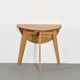 Beech table, France around 1960