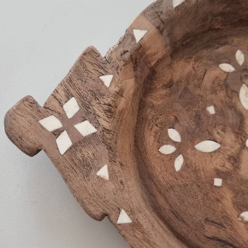 Old wooden Indian parat / tray.