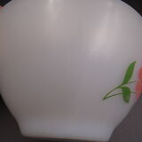 Set of 7 bowls in arcopal -flower décor - vintage around 1970