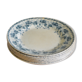 Lot de 6 assiettes Choisi le Roi, collection Royan