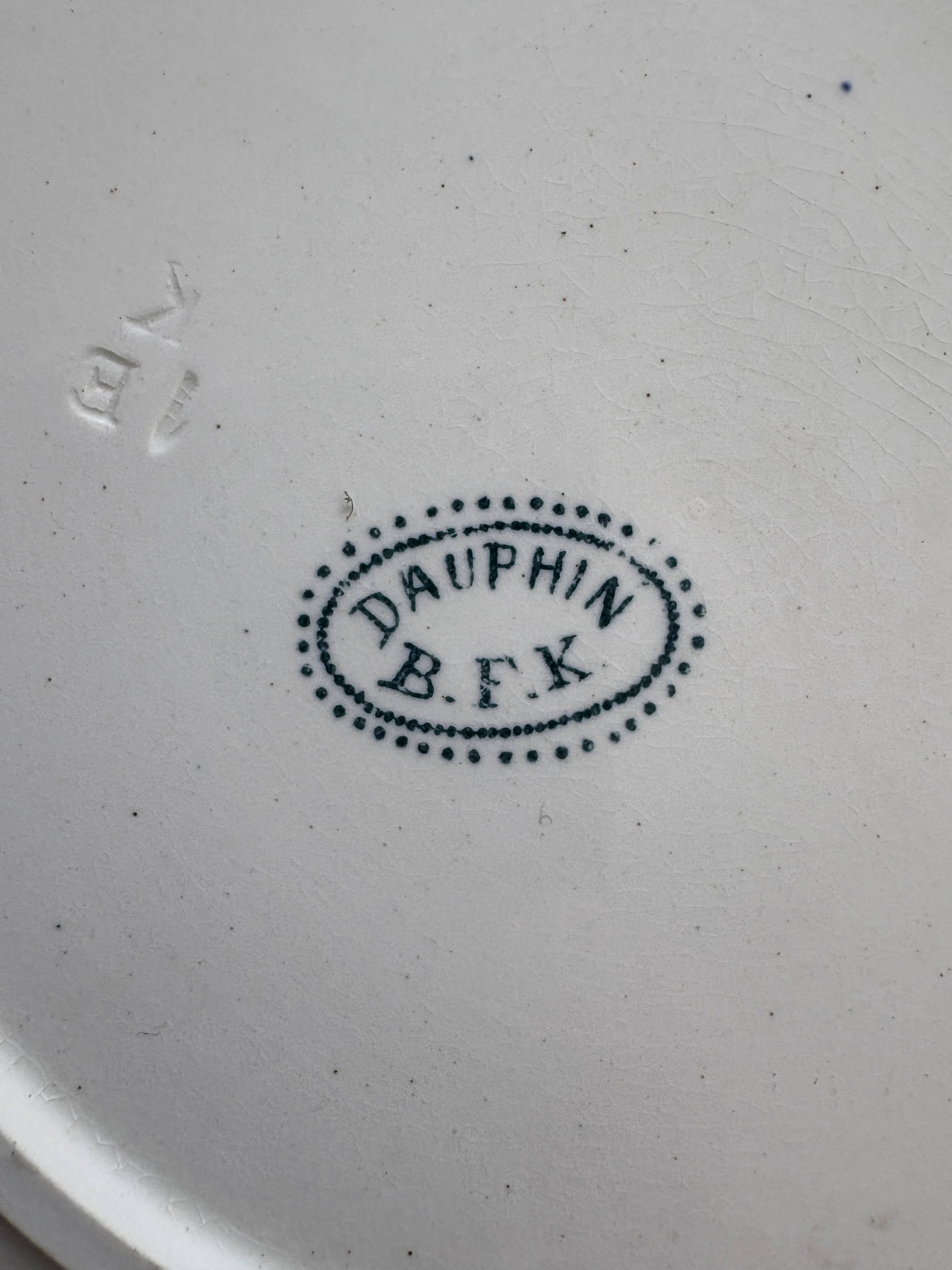 4 Boch 1900 dinner plates