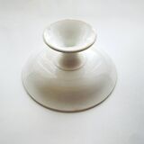 Compotier / Plate on foot signed Saint Amand and Hamage