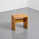 Solid pine stool Les Arcs.