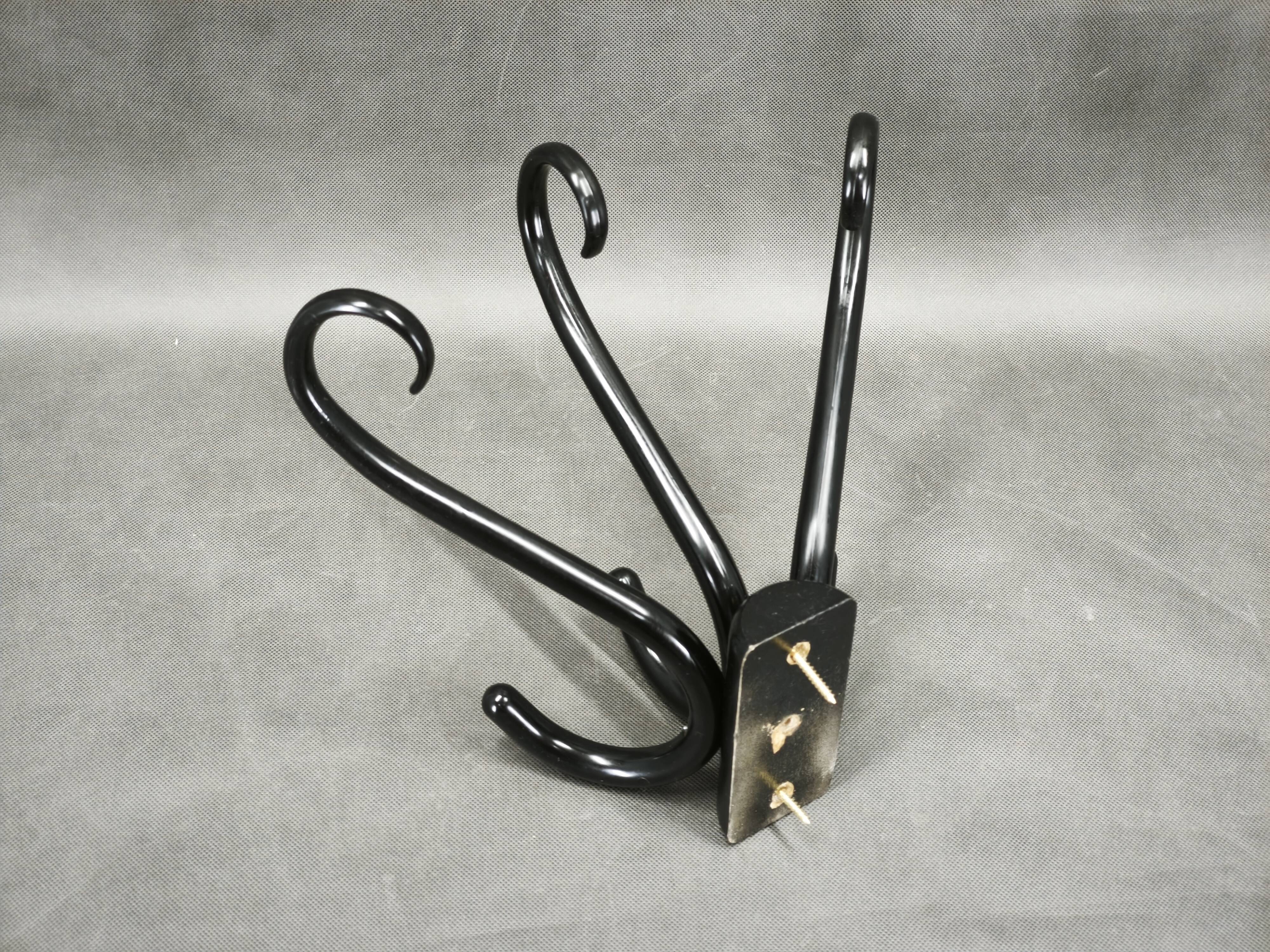 Pair of Bentwood Wall Hooks, Czechoslovakia, 1940s–1950s