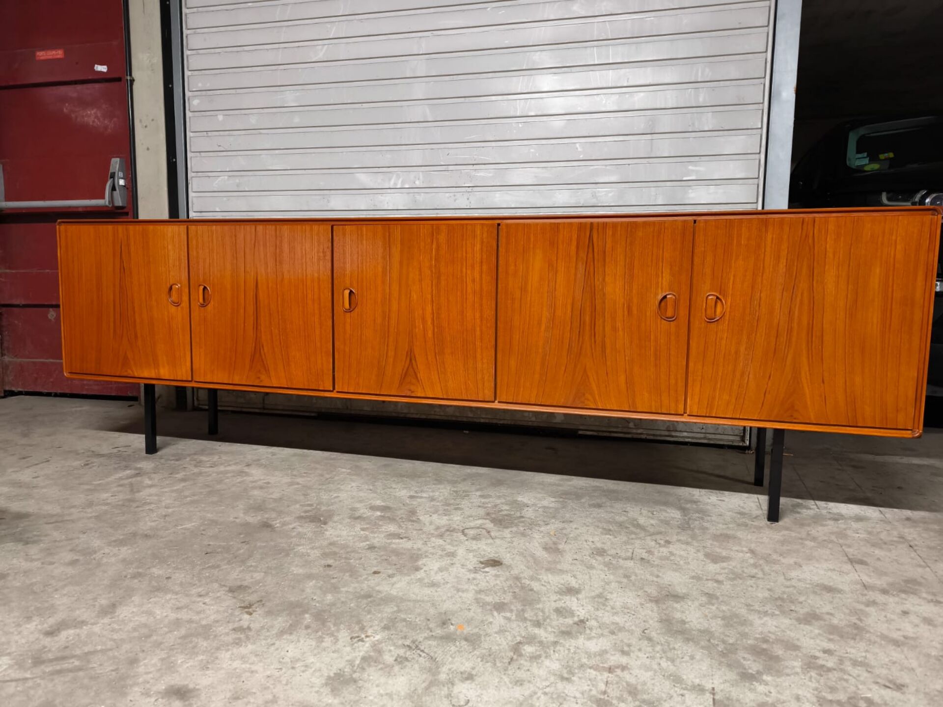 Enfilade scandinave vintage fristho teck années 1970