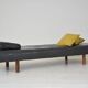 Day bed, vintage bench sofa dating from the 70s.