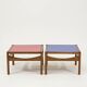 Paire de tables basses Baumann modèle Argos – années 1970