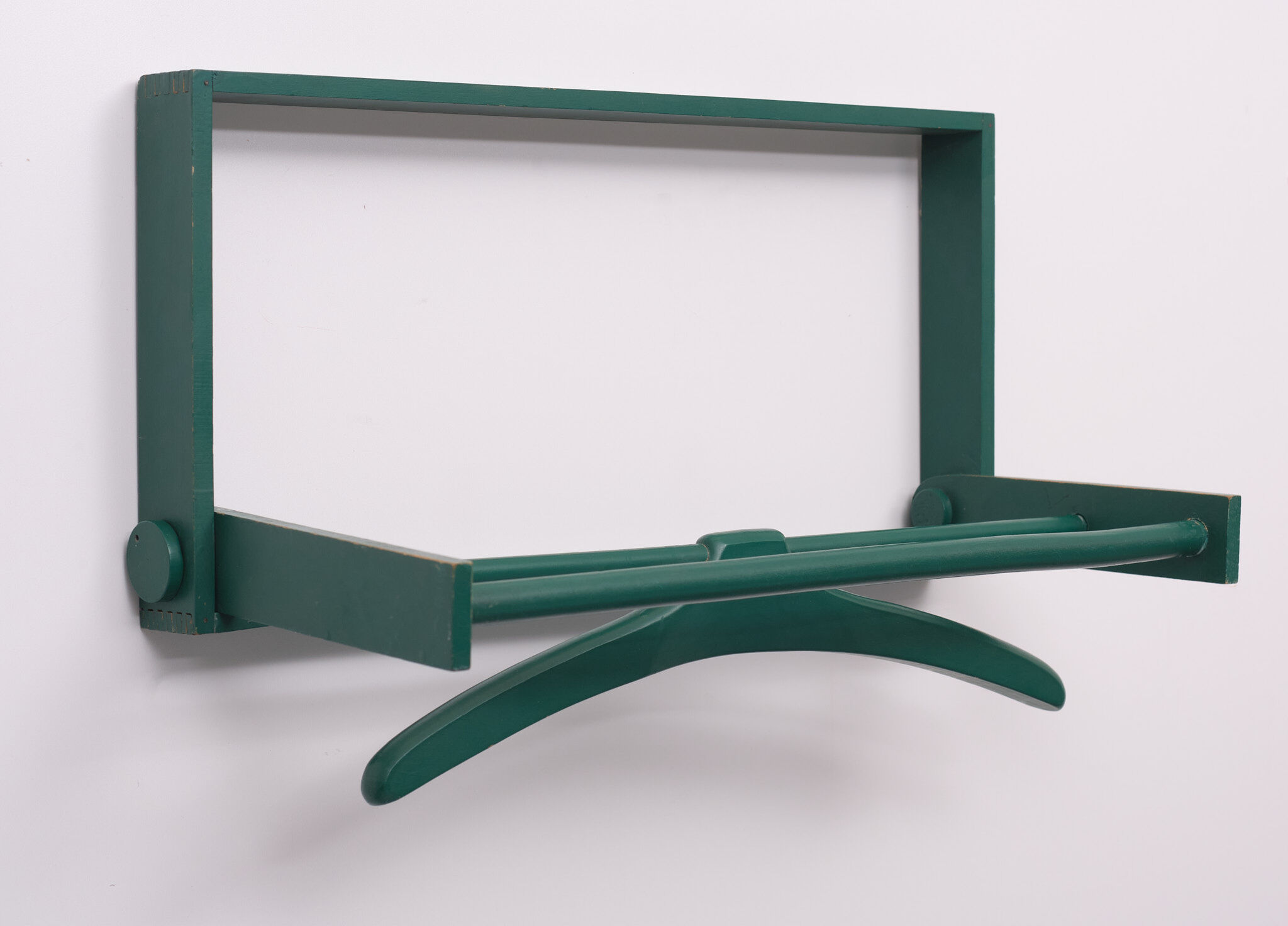 Scandinavian Folding Out Wall Valet, 1960s