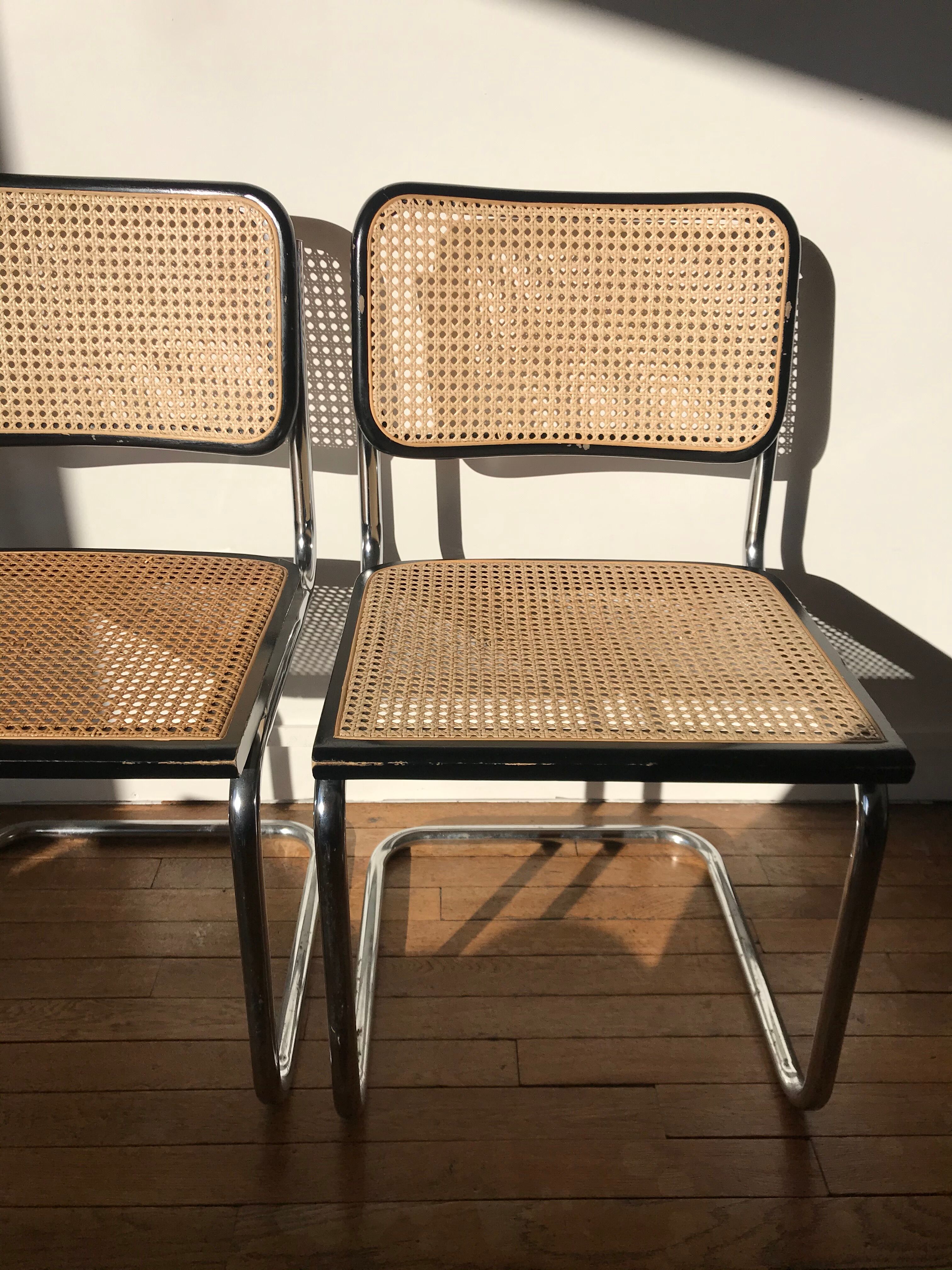Pair of Chairs Cesca B32 - Marcel Breuer