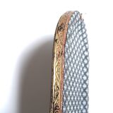 Small Moroccan mirror, tinted bone frame, 1970s