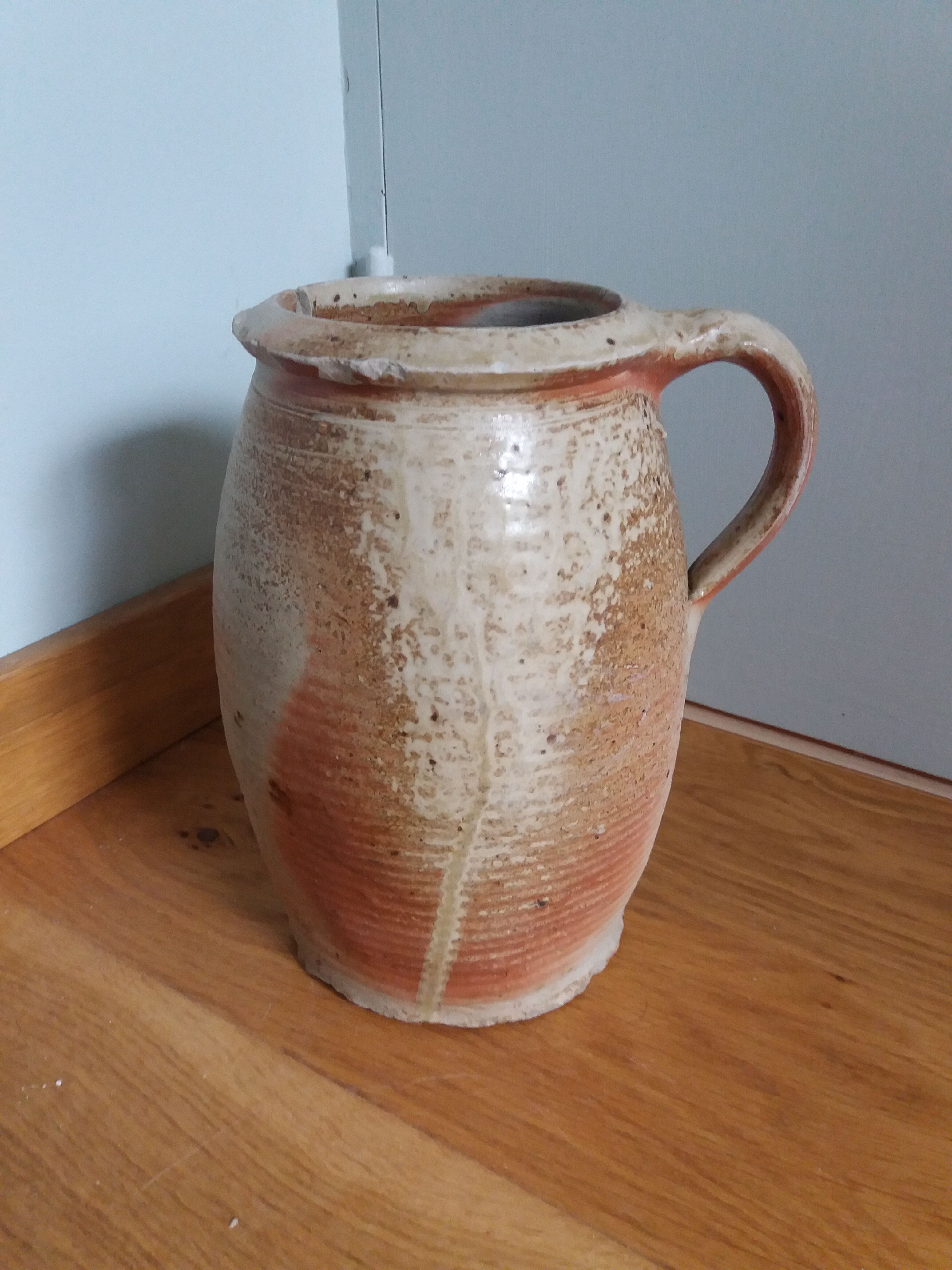 Sandstone terracotta jar