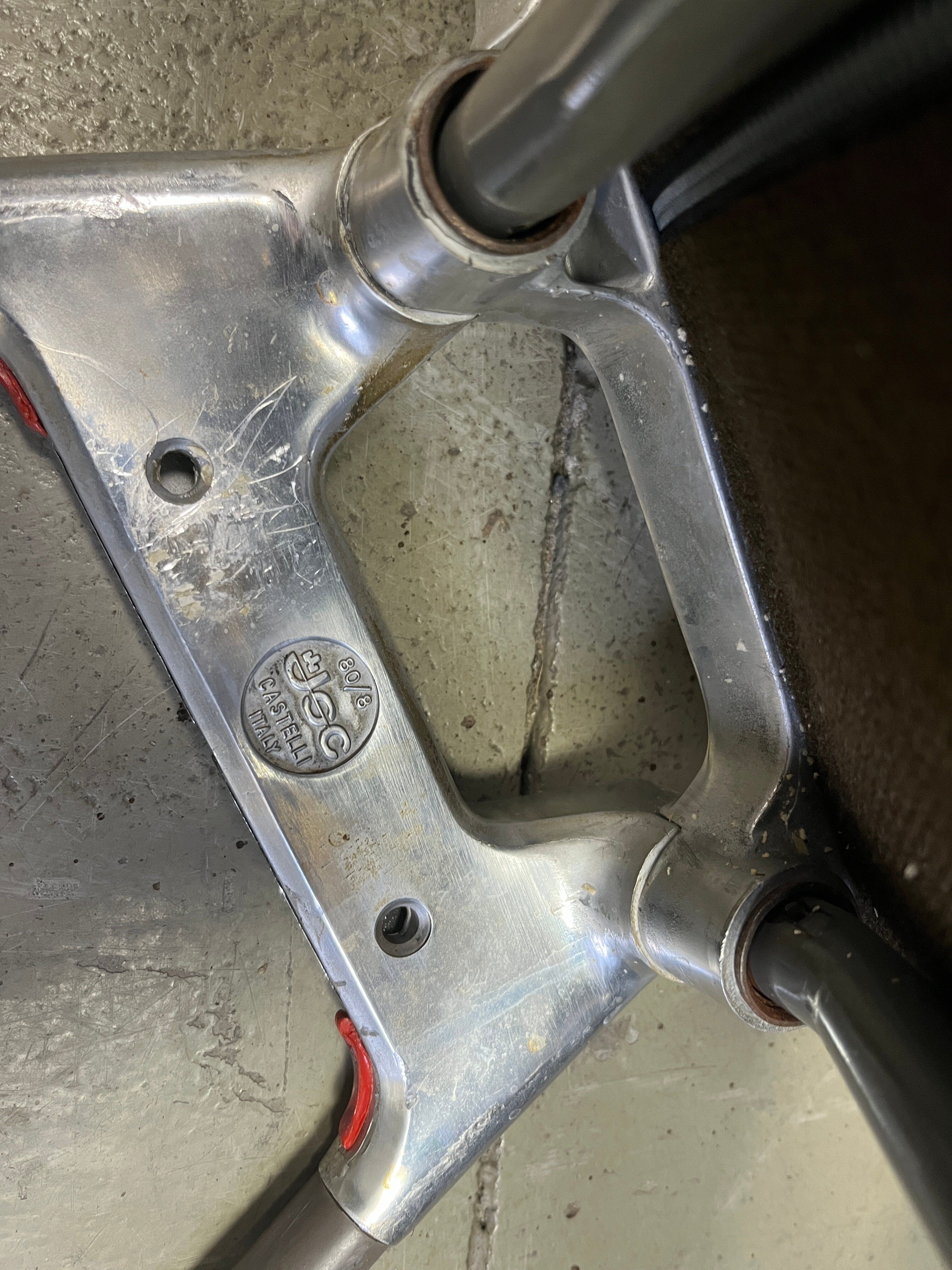 Vintage DSC 106 side chairs by Giancarlo Piretti for Castelli - set of 6