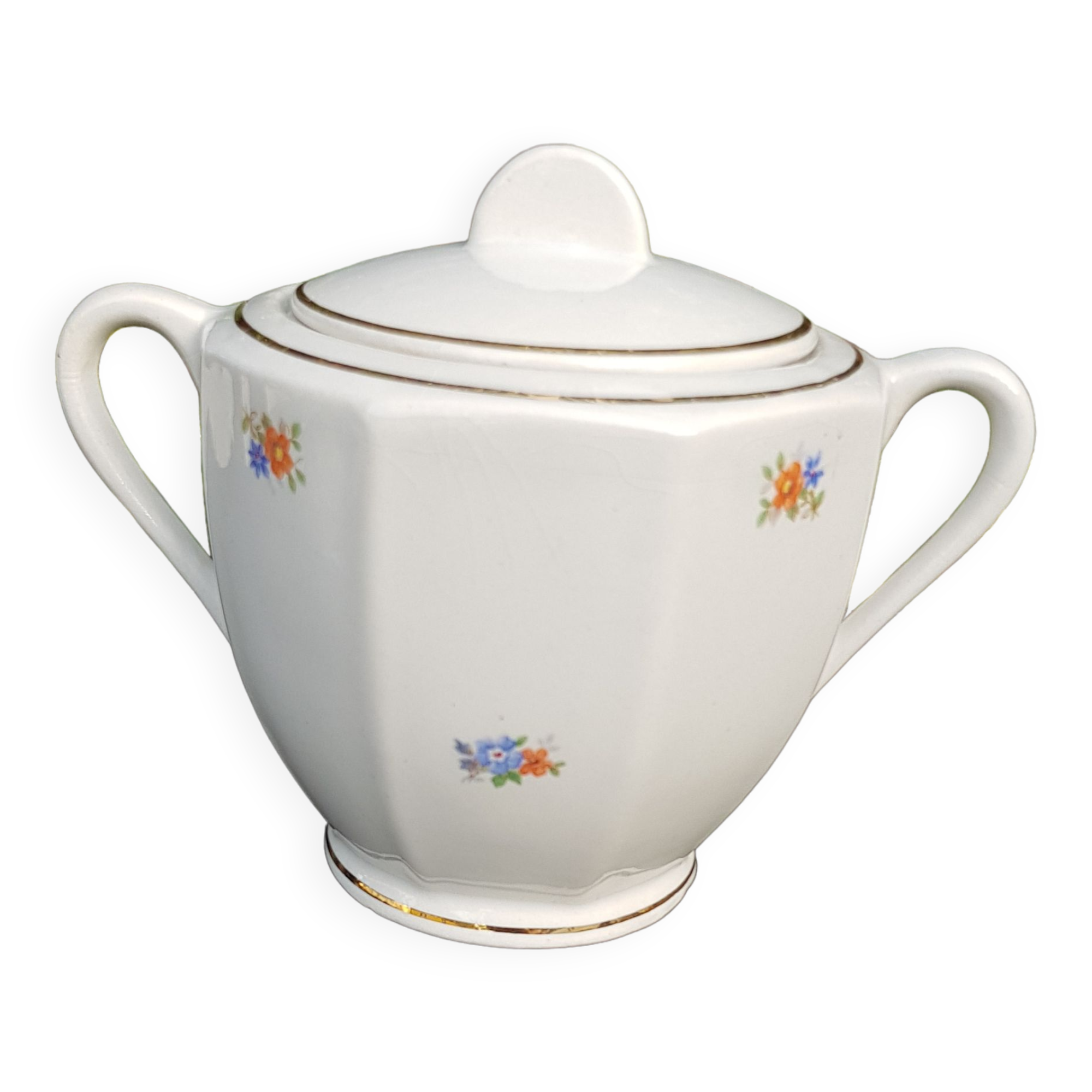 Sugar powder Badonviller porcelain