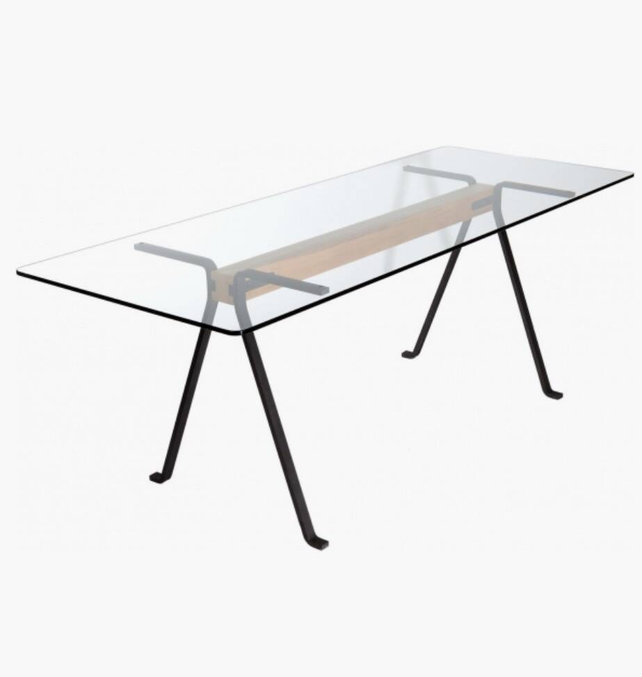 Frate dining table by enzo mari for driade