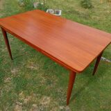 Table extensible vintage en teck