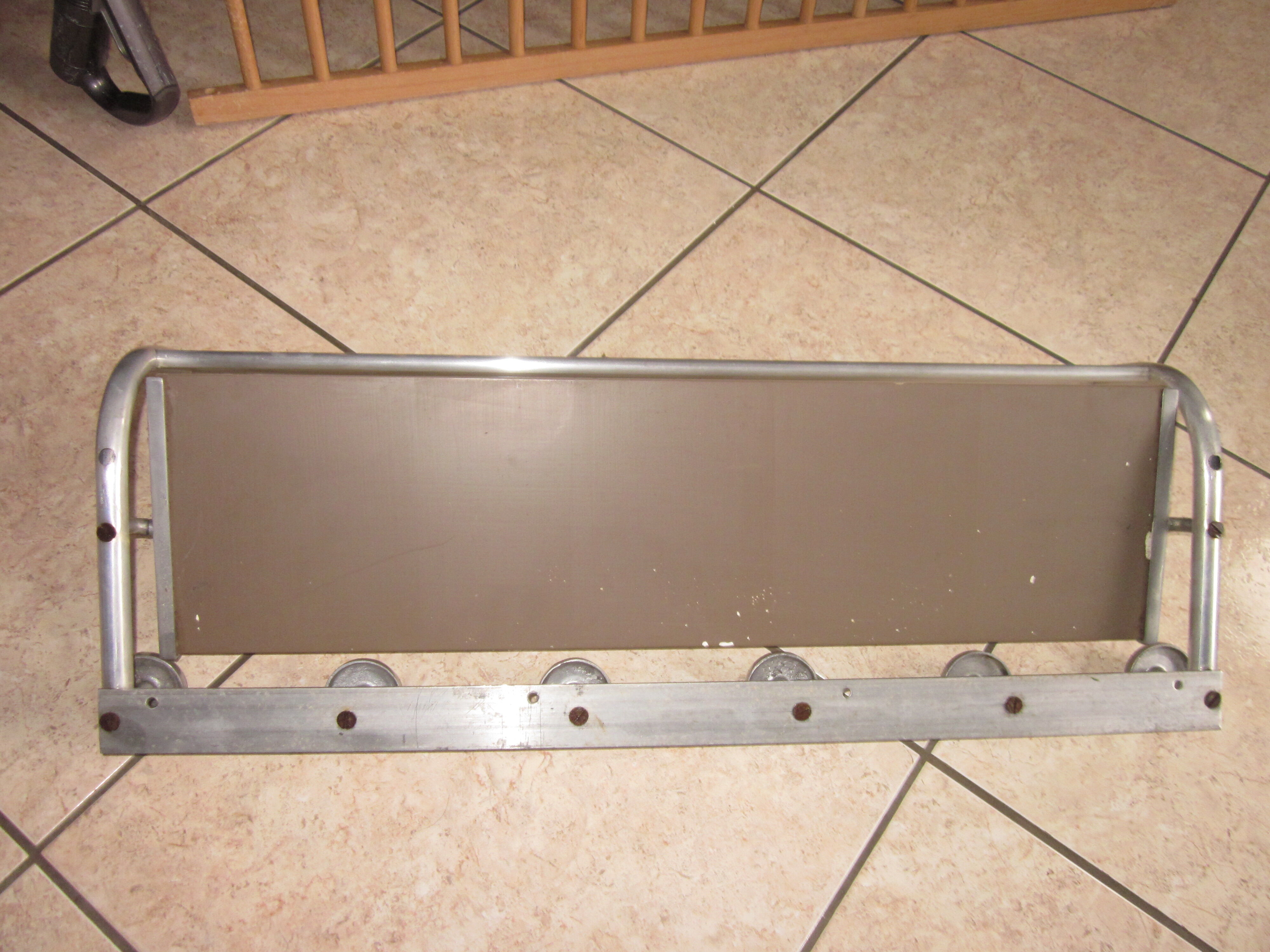 Coat rack alu of the years 50s