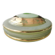 Globe pour suspension en verre granité années 30-40