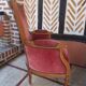 Louis XVI style bergère armchair