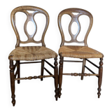 Chaises cannées