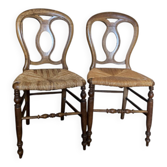 Chaises cannées