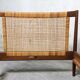 Daybed scandinave design Børge Mogensen pour Soborg Mobelfabrik 1950 's, teck et cannage