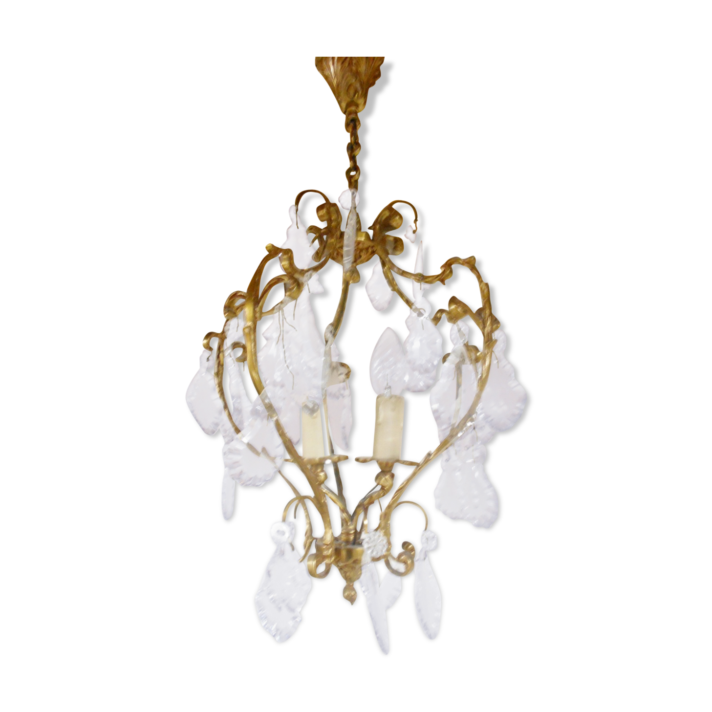 Bronze and tassels chandelier