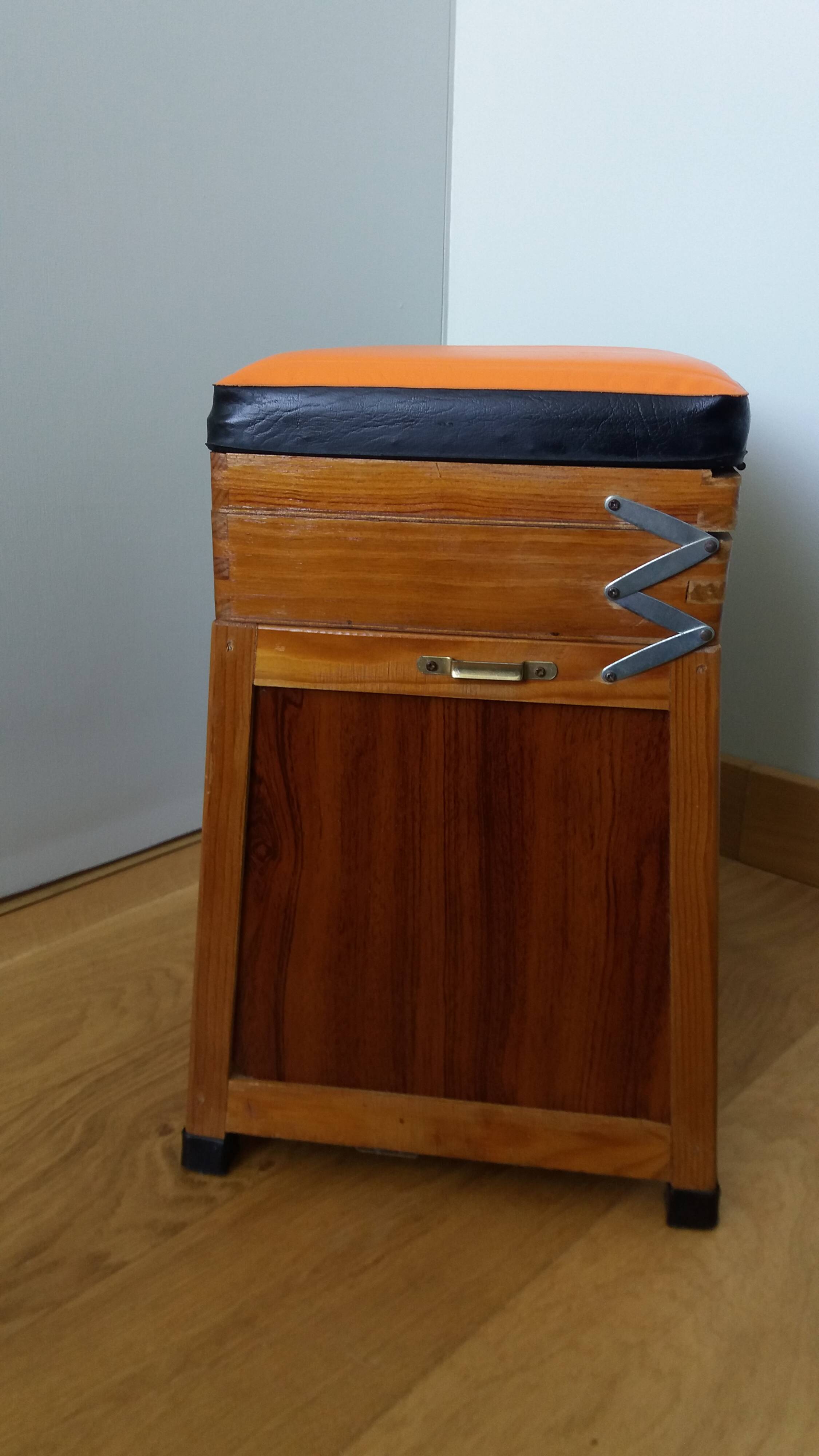 Fisherman's stool storage chest