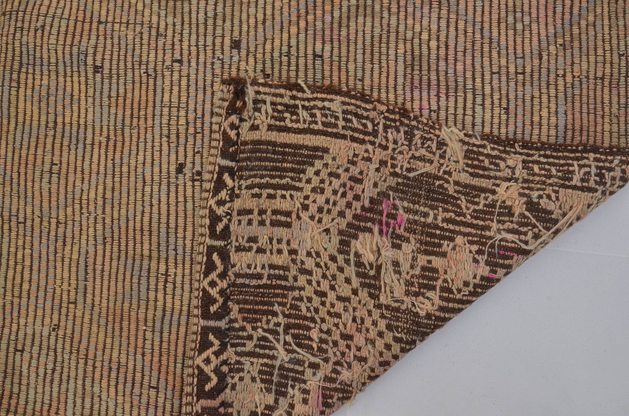 Tapis kilim anatolien vintage Oushak sku c27